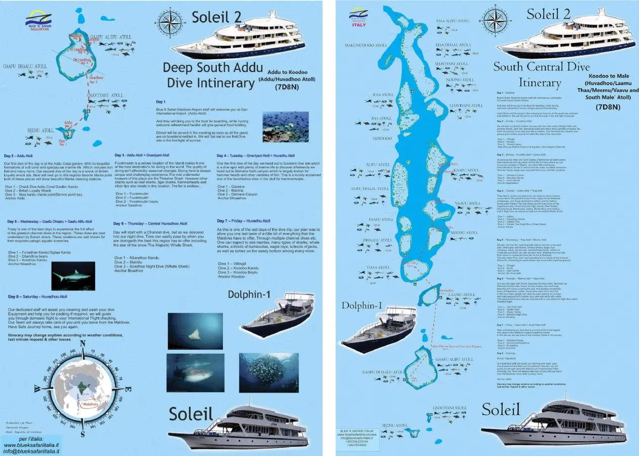 ATOLLI ESTREMO SUD – 8 giorni/7 notti - 15 giorni/14 notti